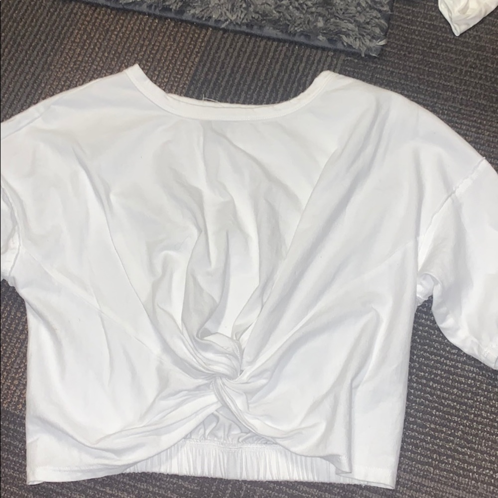 Tie Front Crop Top